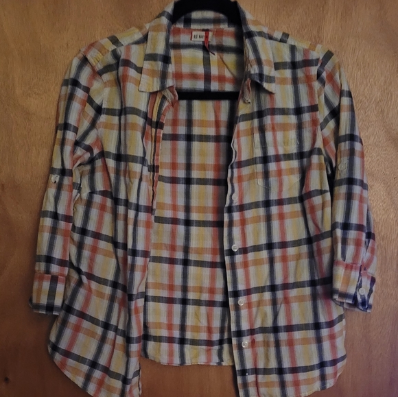 Old Navy Tops - Old Navy Halloween plaid button down